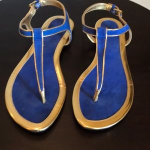 Royal blue sandals- Ralph Lauren